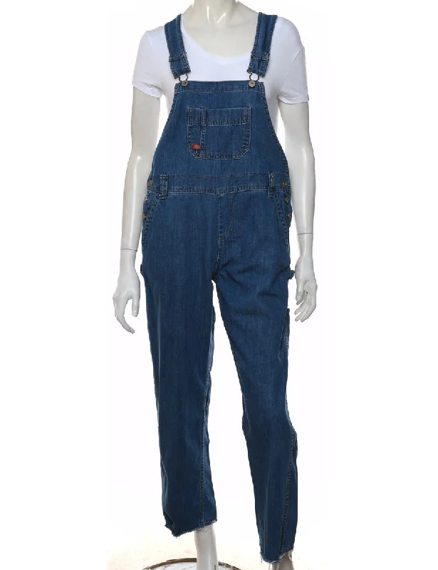 Medium Wash Classic Dickies Dungarees - W34 L27 Adventure
