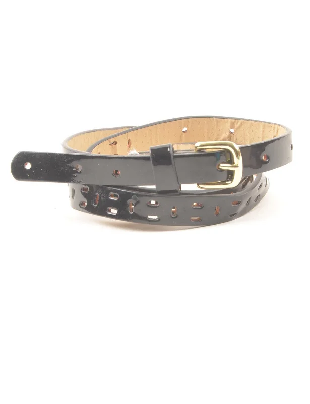 Black Skinny Belt - M Confident Women's Power