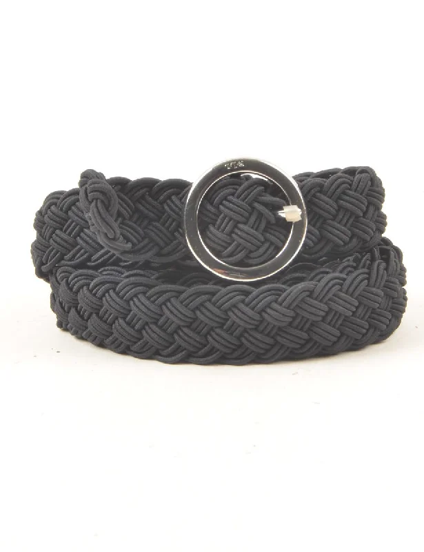 Black Waist Belt - L Casual Women's Loose - fitting