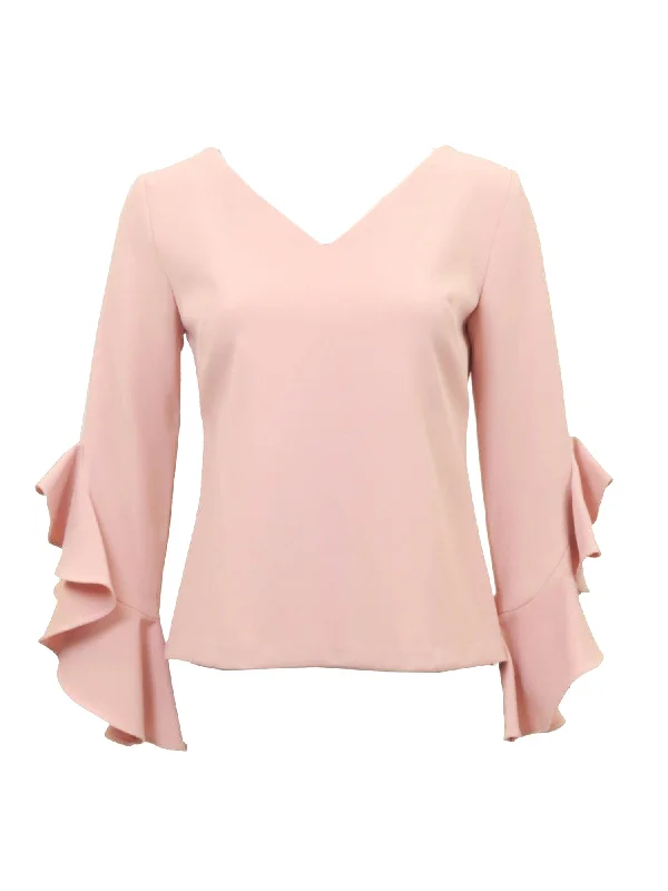 Alberto Makali Ruffle Sleeve Blouse Gym