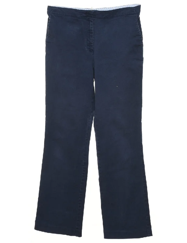 Tommy Hilfiger Navy Chinos - W28 L30 Refined Women's Hand - crafted