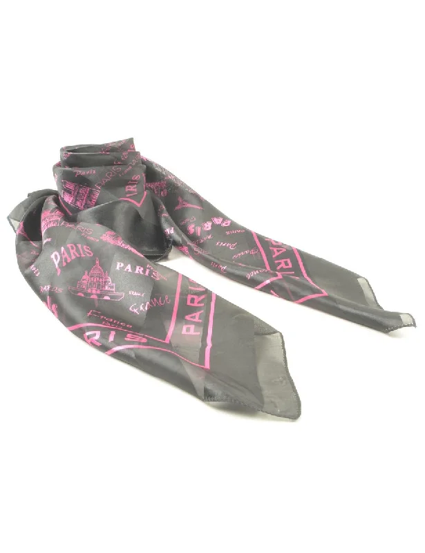 Novelty Print Head Scarf - XL Artistic Women's Avant - 