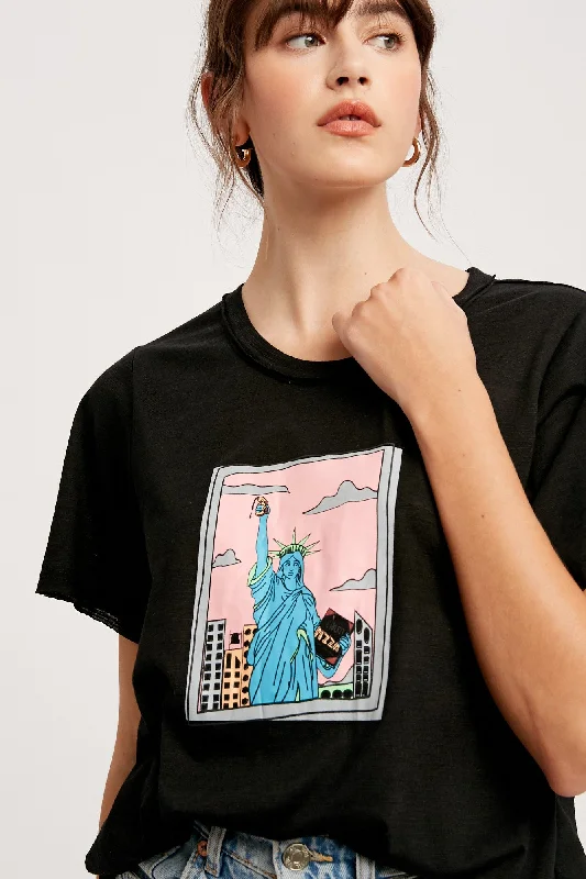 New York And Pizza Knit Top Cool Women's Skate