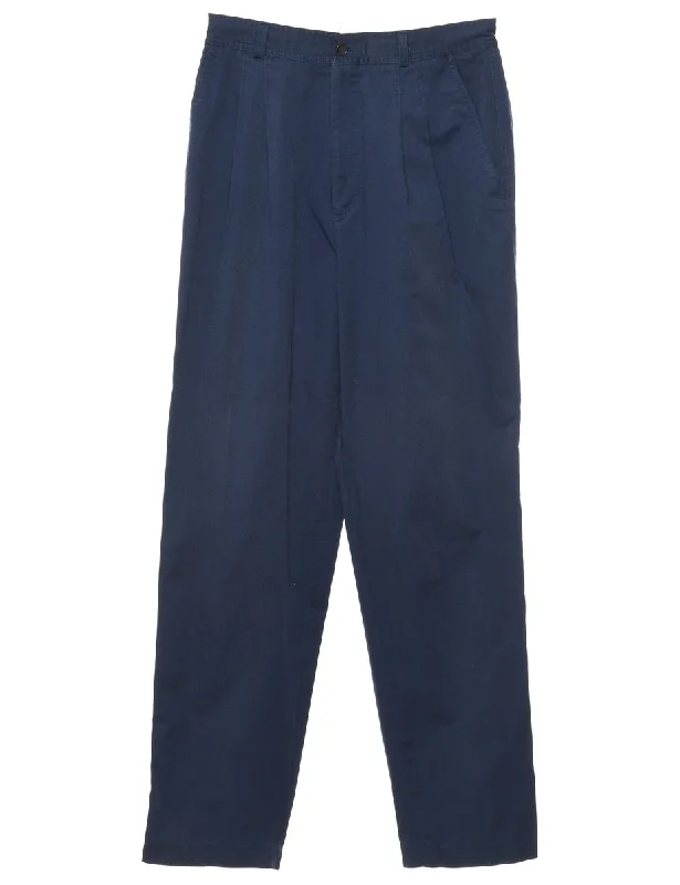 Navy Trousers - W28 L29 Disco
