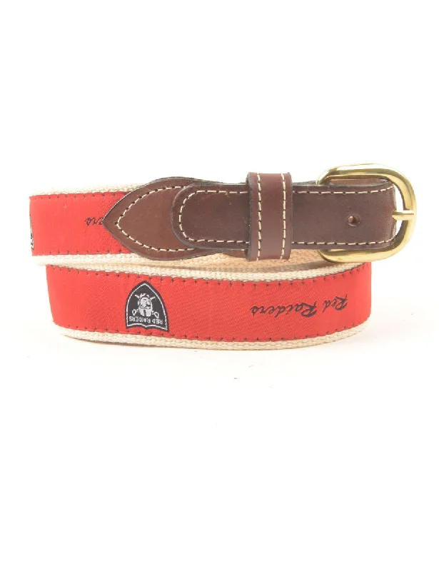Red Waist Belt - L Earthy Women's 