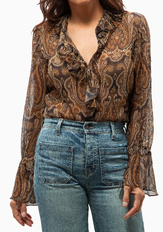 Cecily Shirt | Medallion Paisley Adventure