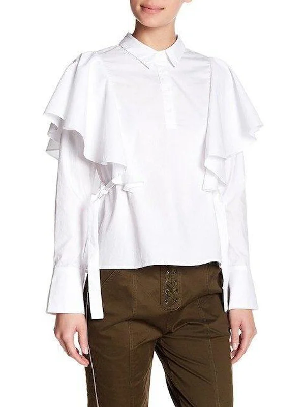 Endless Rose Ruffle Shoulder Blouse Traditional Women's 