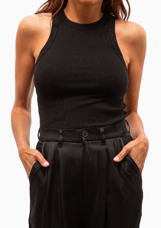 Eva Tank | Black Stylish Women's Neon