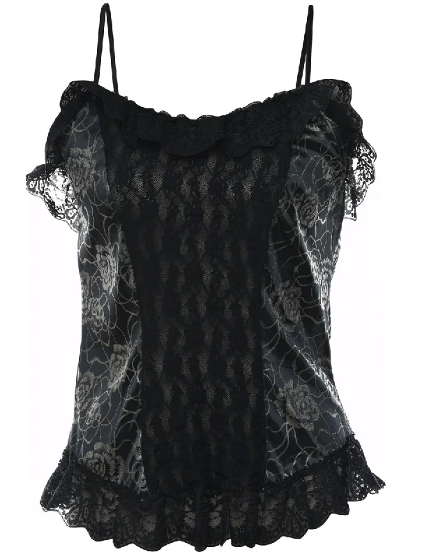 Floral Print Slip - M Refined Women's Velvet
