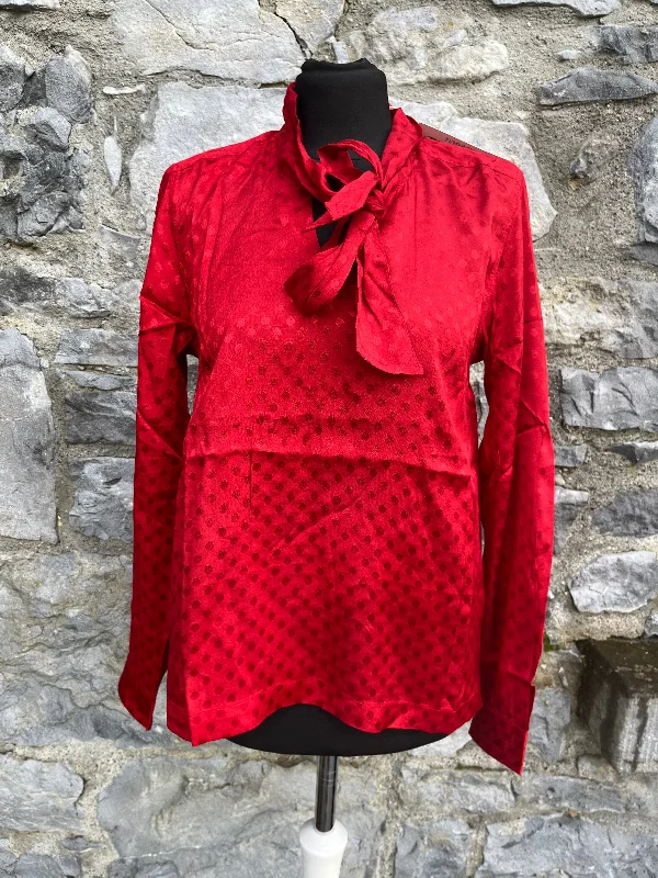 Red spotty blouse uk 6-8 Sophisticated Women's Tailored
