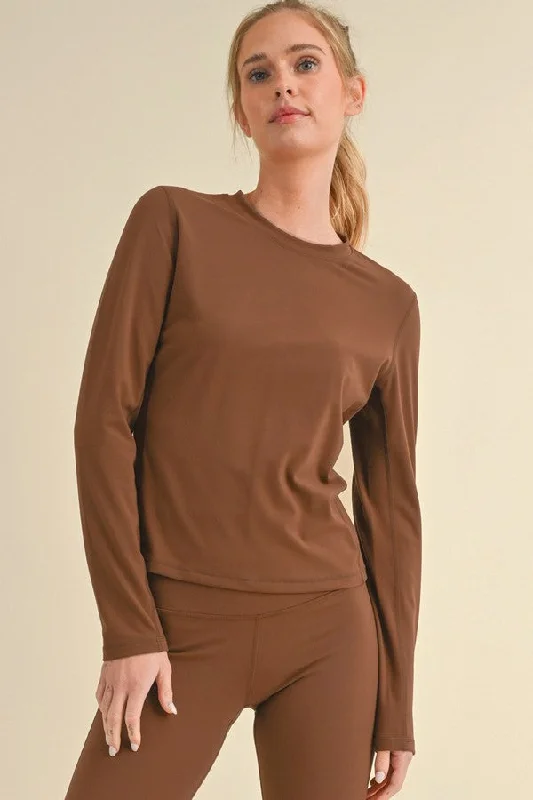 Buttery Soft Long Sleeve Performance Top Dynamic Women's High - energy