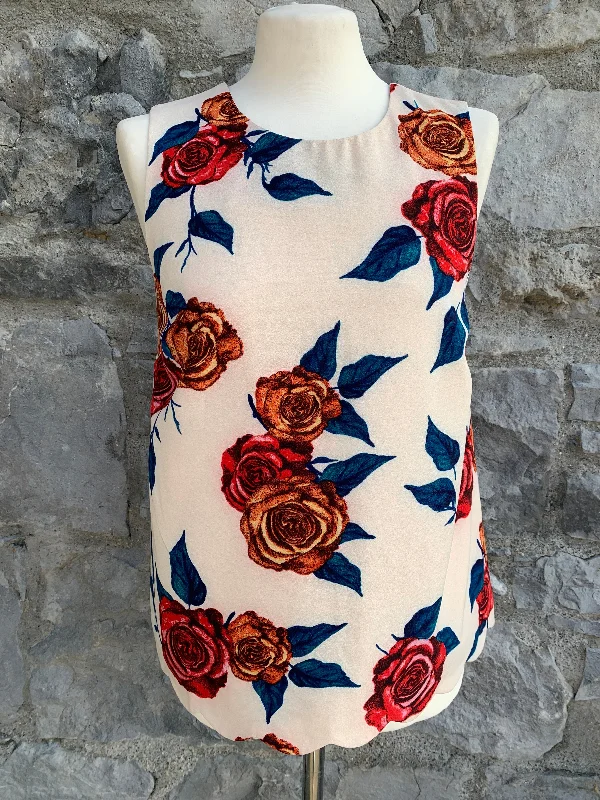 Roses top   uk 8 Sharp Women's Italian