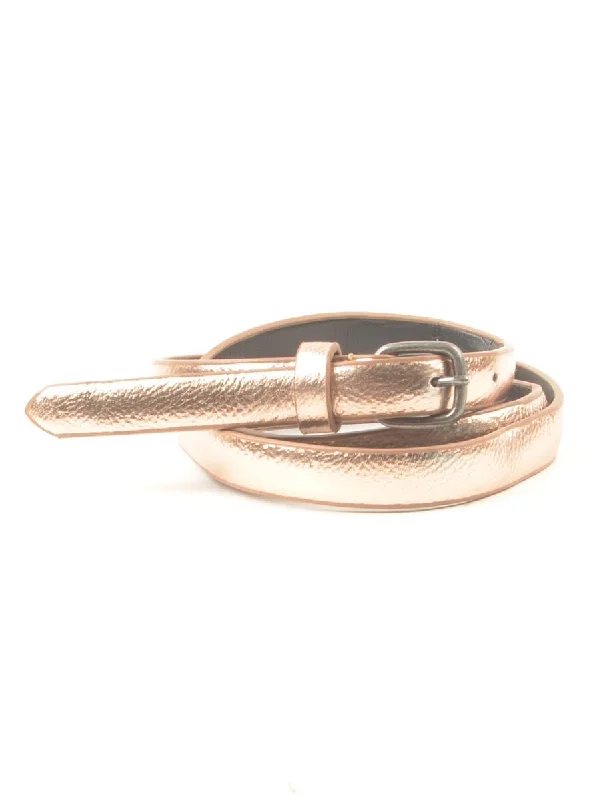 Shiny Skinny Belt - L Tough Women's Military - inspired
