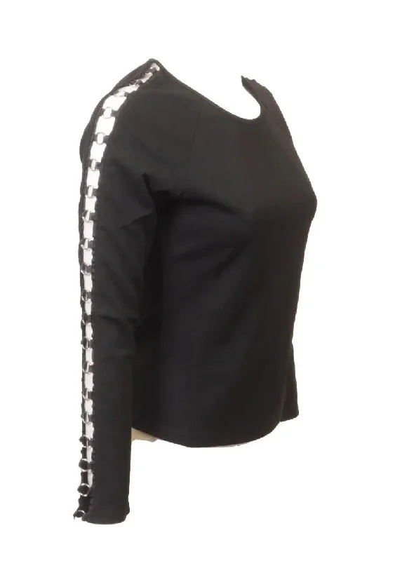 Lztlylzt Black Top Monochromatic Office Style