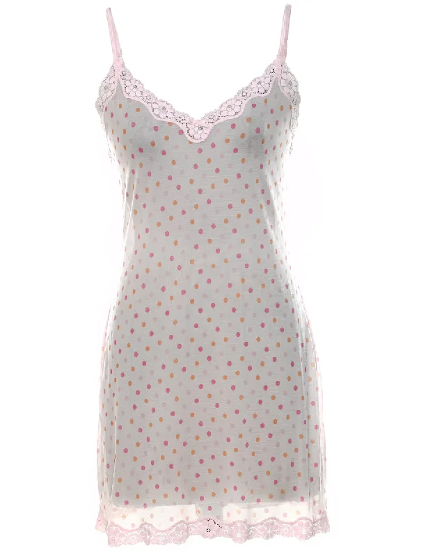 Polka Dot Slip - M Classic Women's Pin - striped