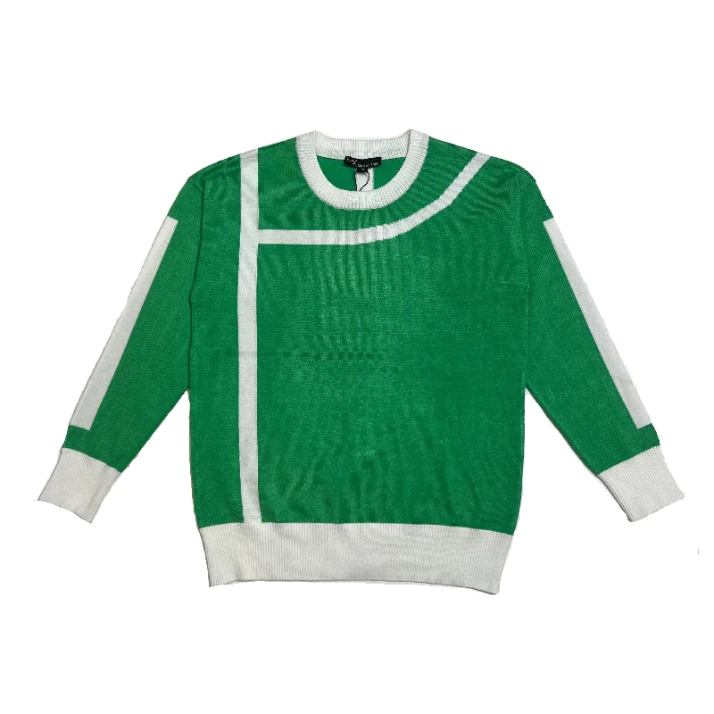 Metric Knits Mint Crew Top Traditional Women's 
