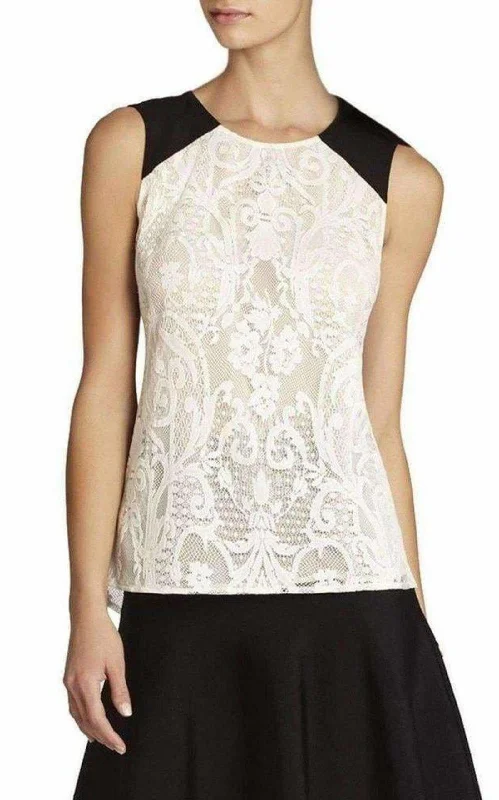 Kaley Sleeveless Lace Top Cashmere