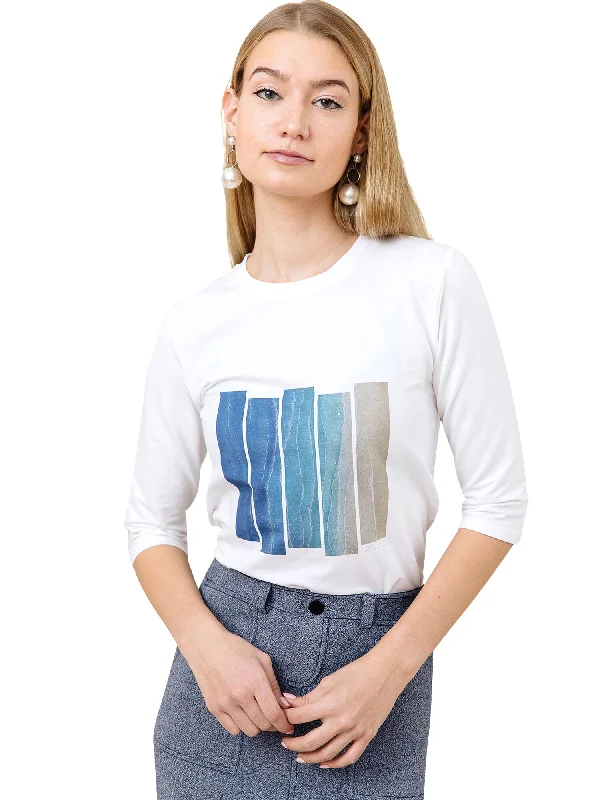 Apparalel Graphic Print Tee Stylish Women's Neon