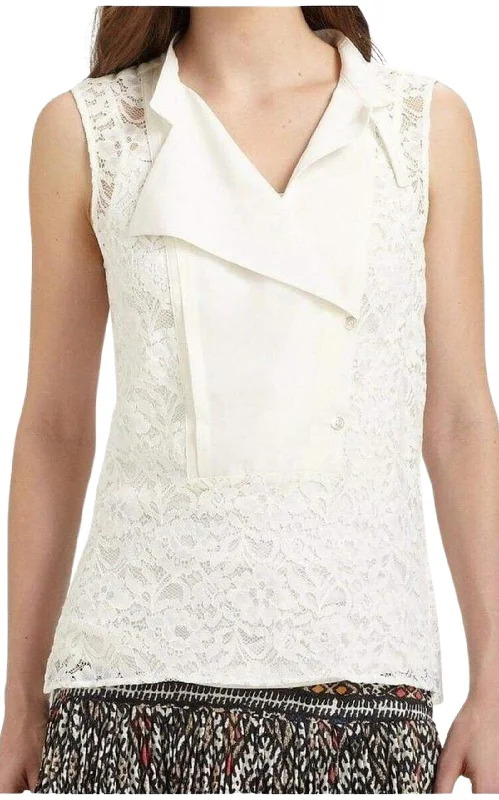 Layne Sleeveless Lace Top Cozy Women's Sherpa - lined
