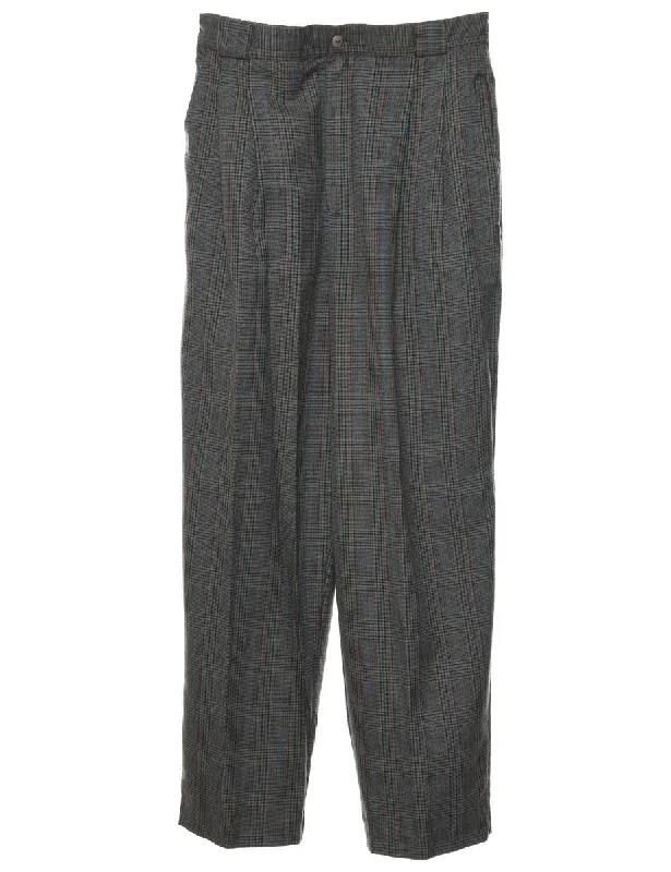 Multi-colour Dogtooth Trousers - W28 L28 Business