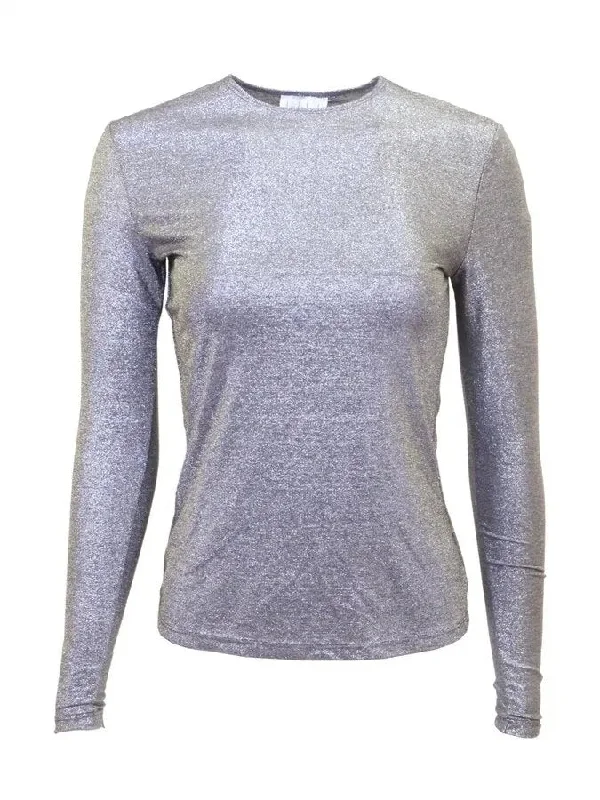 Linda Leal Long Sleeve Sparkle Shell Practical Women's Quick - dry