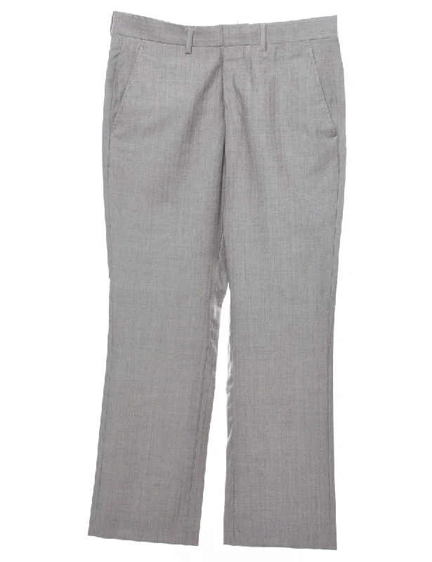 Nautica Herringbone Tweed Trousers - W32 L30 Artistic Women's Avant - 