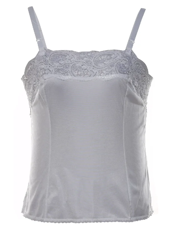 White Classic Lace Slip - S performance