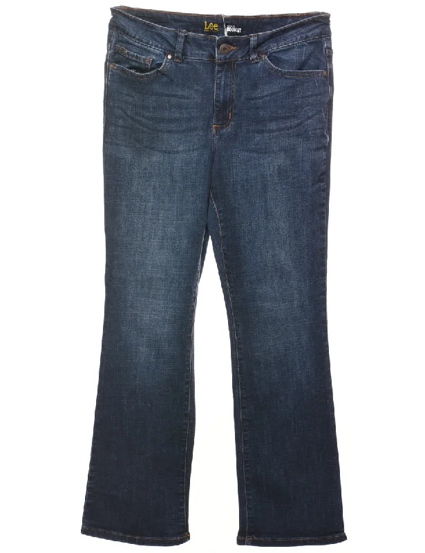 Dark Wash Lee Bootcut Jeans - W30 L28 Casual Women's Japanese 