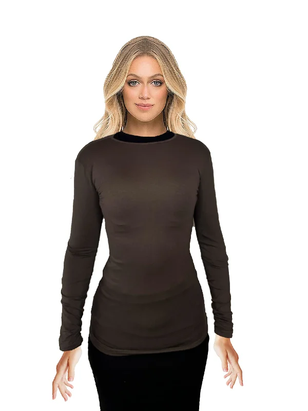 Arc-N-Ciel Long Sleeve Shell Earthy Women's Hemp - based