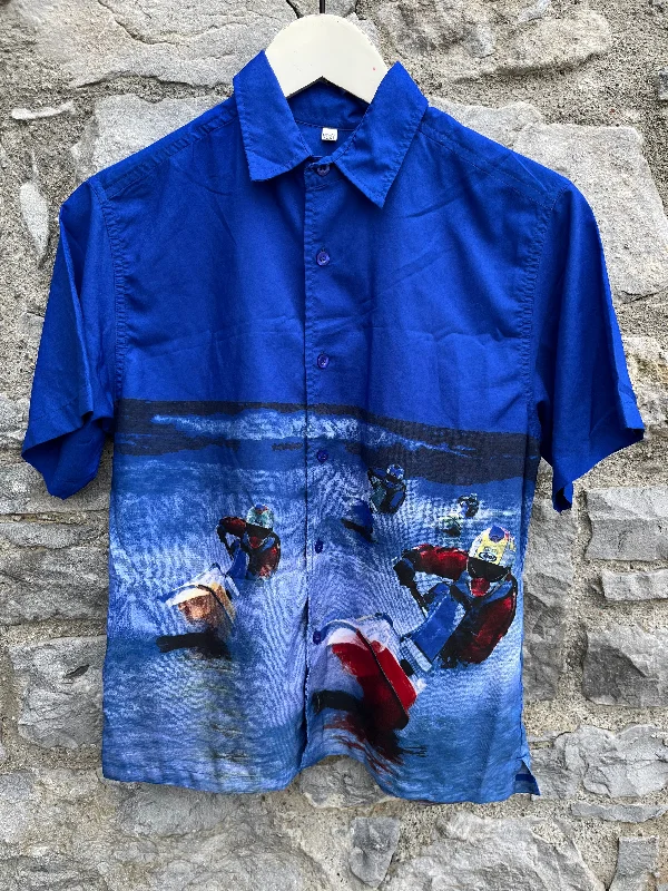 y2k water race shirt    11-12y (146-152cm) performance