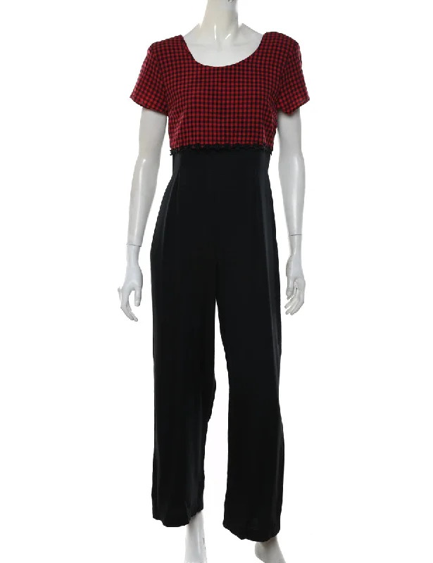 Black Jumpsuit - M Confident Women's High - fashion