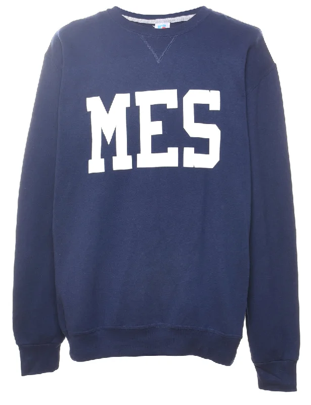 Russell Athletic MES Printed Sweatshirt - XL Laid - back Women's Vibe