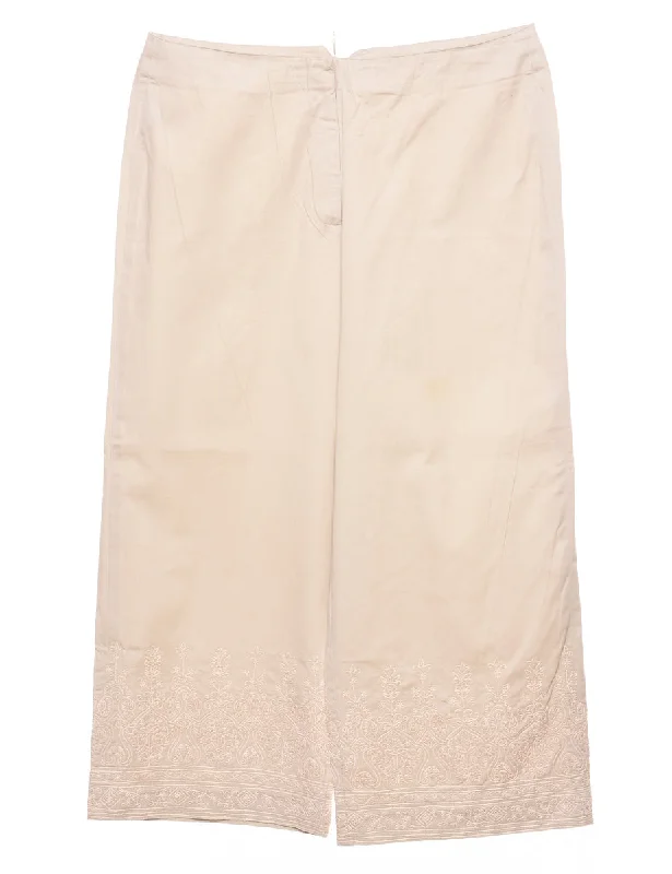 Tommy Hilfiger Embroidered Chinos - W33 L25 Confident Women's Power