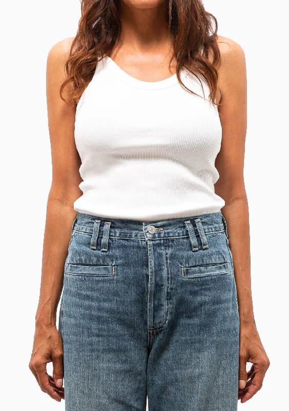 Katia Tank | White Streetwear Style for 