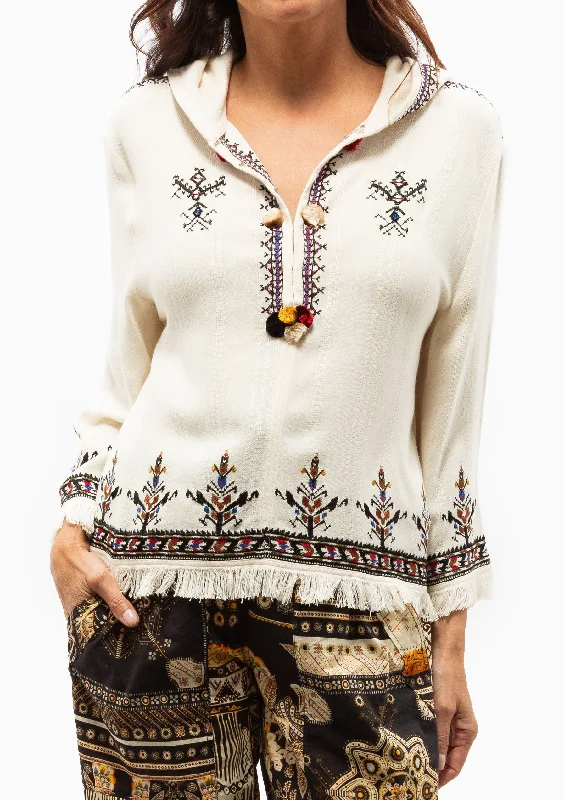 Kameya Top | Ecru Vintage Women's 1970S 