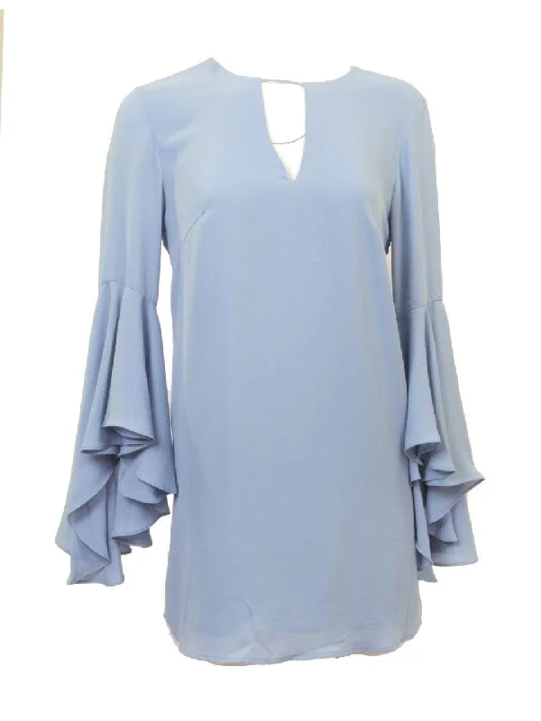 Olivaceous Drama Sleeve Top Stylish Women's Tropical 