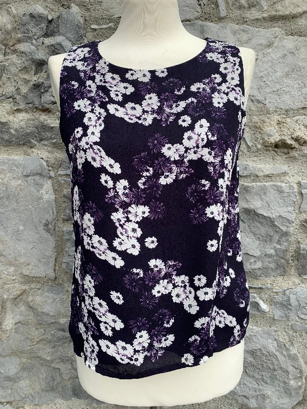 Floral sleeveless top  uk 10 Bold Women's Animal Print