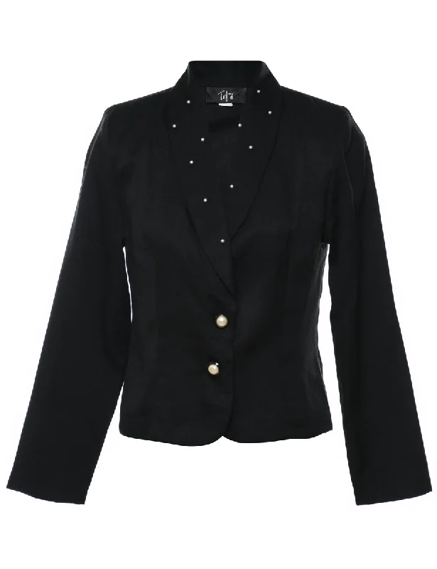 Black Jacket - S Earthy Women's Hemp - based