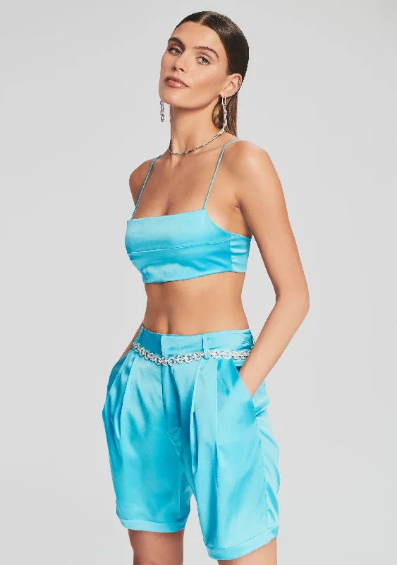 Lucine Silk Bra Dapper Women's Bow - adorned