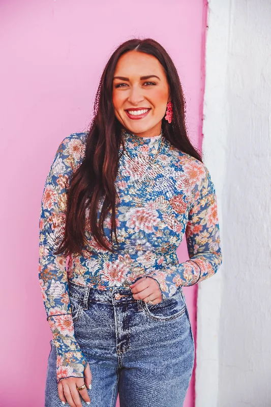 Paige Floral Mesh Top Rugged Women's Outdoor 