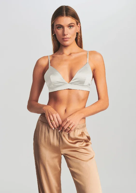 Iris Silk Bralette Luxurious Women's High -  end