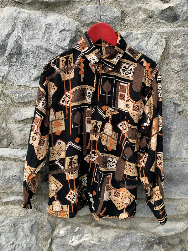 80s abstract shirt   9-10y (134-140cm) Women
