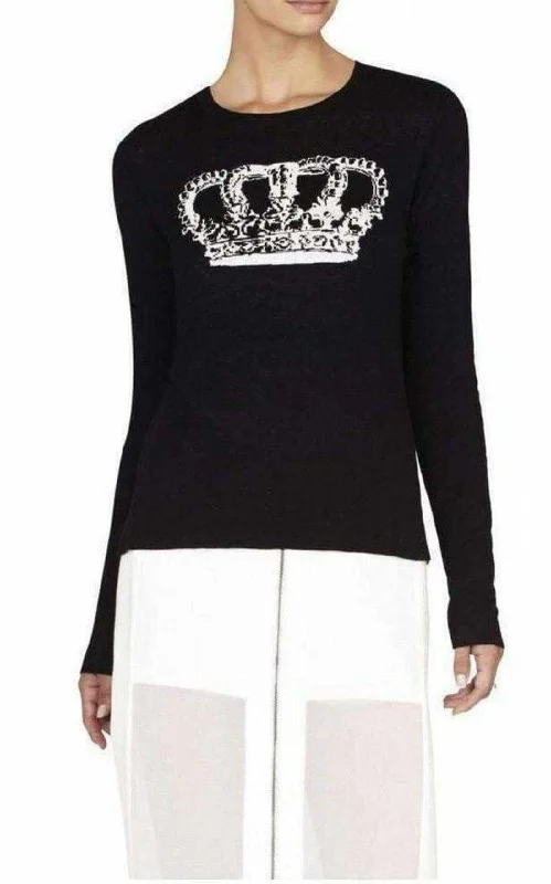 Reversible Crown Intarsia Top Dapper Women's 1920S